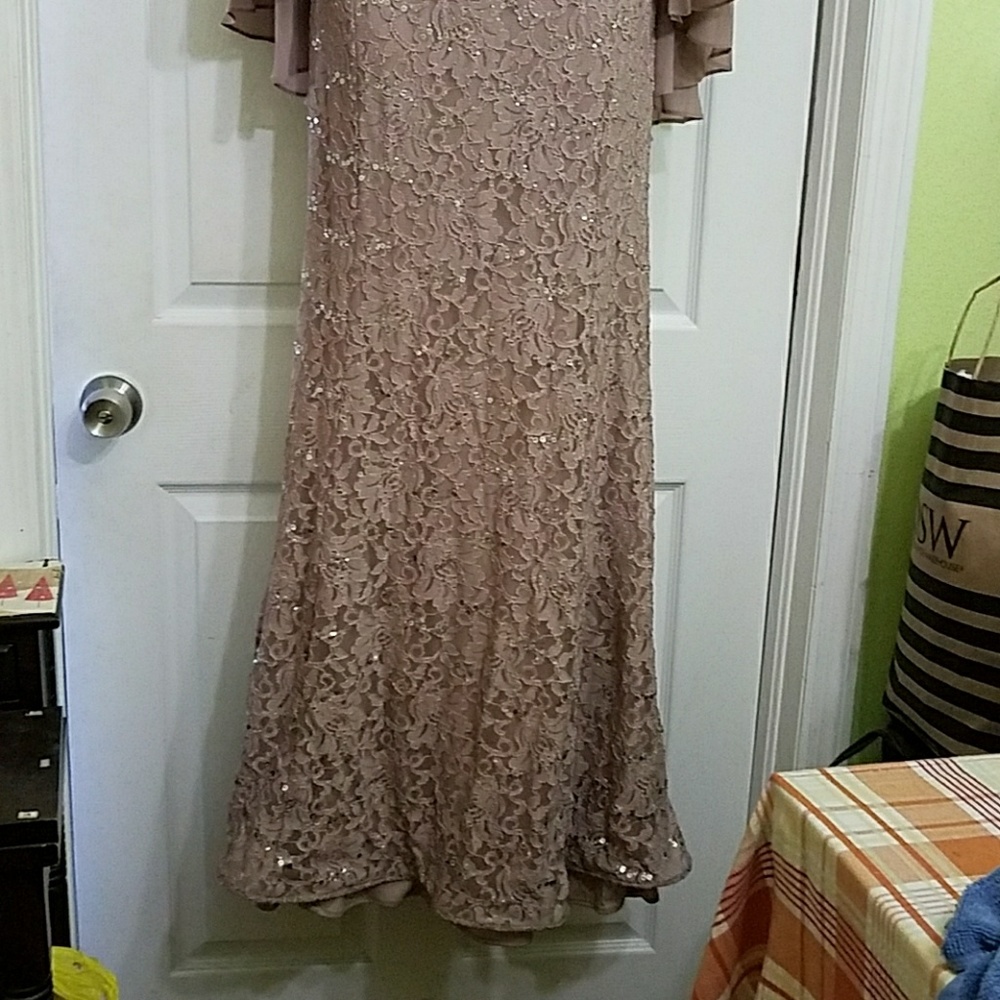Beautiful capelet dress! unaltered! 🍃🌹 - Picture 4 of 7